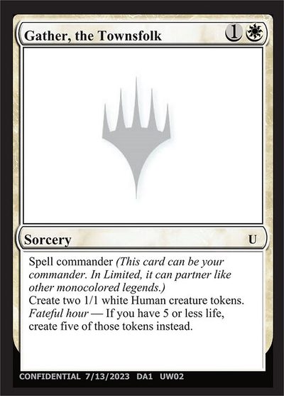 Gather, the Townsfolk - Unknown Event