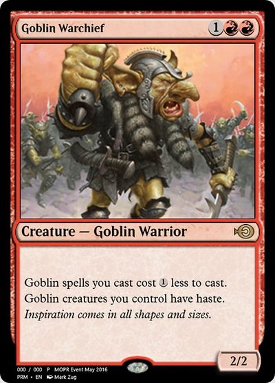 Goblin Warchief - Magic Online Promos