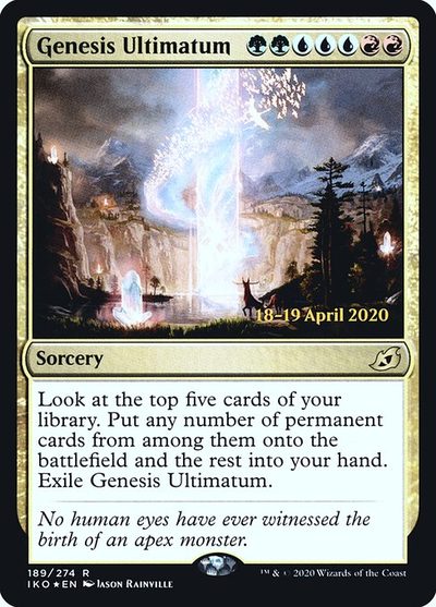 Genesis Ultimatum - Ikoria: Lair of Behemoths Promos