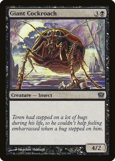 Giant Cockroach - Ninth Edition