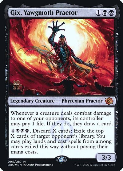 Gix, Yawgmoth Praetor - The Brothers' War Promos