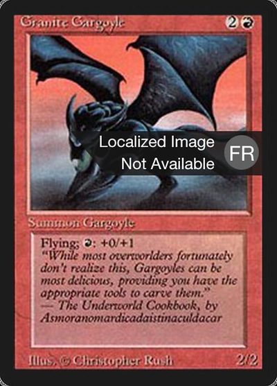 Granite Gargoyle - Foreign Black Border