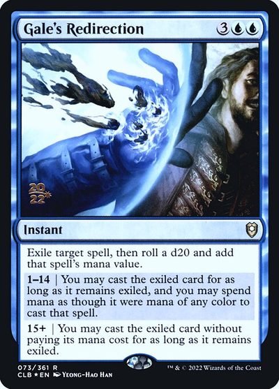 Gale's Redirection - Battle for Baldur's Gate Promos