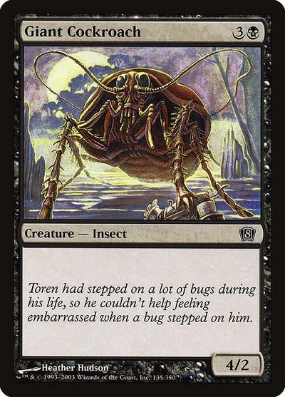 Giant Cockroach - Eighth Edition
