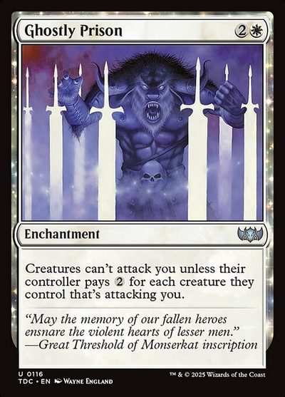 Ghostly Prison - Tarkir: Dragonstorm Commander