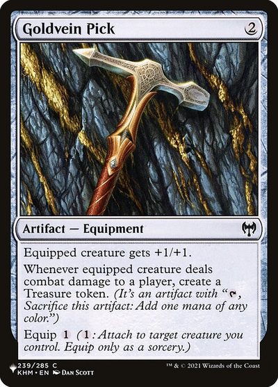 Goldvein Pick - The List