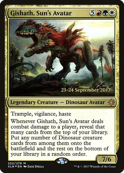 Gishath, Sun's Avatar - Ixalan Promos