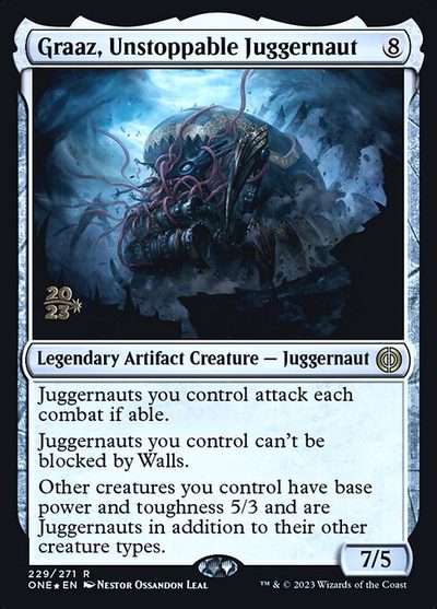 Graaz, Unstoppable Juggernaut - Phyrexia: All Will Be One Promos