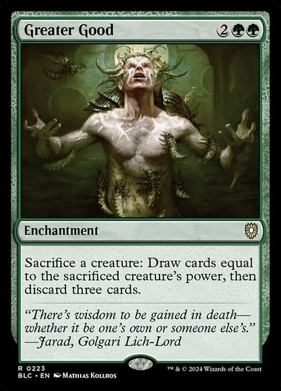 Greater Good - Bloomburrow Commander