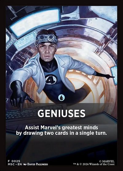 Geniuses - Marvel Super Heroes Jumpstart Front Cards