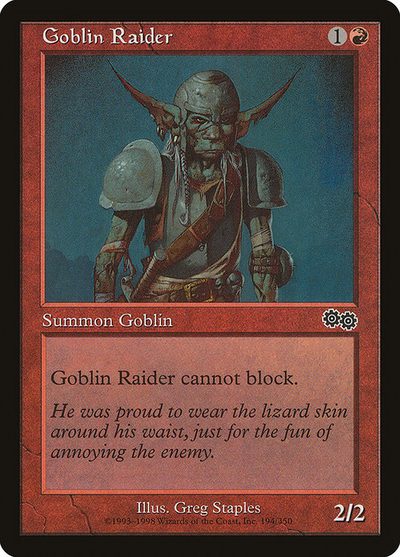 Goblin Raider - Urza's Saga