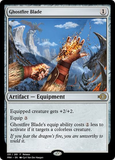 Ghostfire Blade - Magic Online Promos