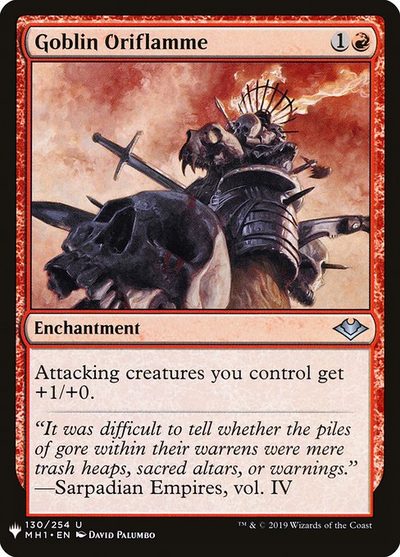 Goblin Oriflamme - The List