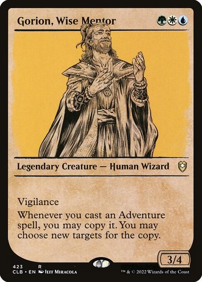Gorion, Wise Mentor - Commander Legends: Battle for Baldur's Gate