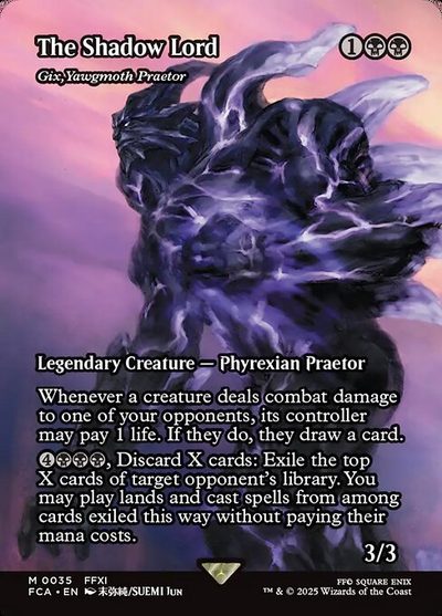 Gix, Yawgmoth Praetor - Final Fantasy: Through the Ages