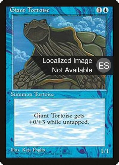 Giant Tortoise - Fourth Edition Foreign Black Border