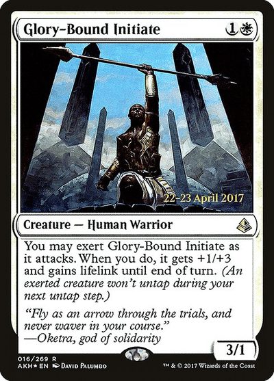 Glory-Bound Initiate - Amonkhet Promos