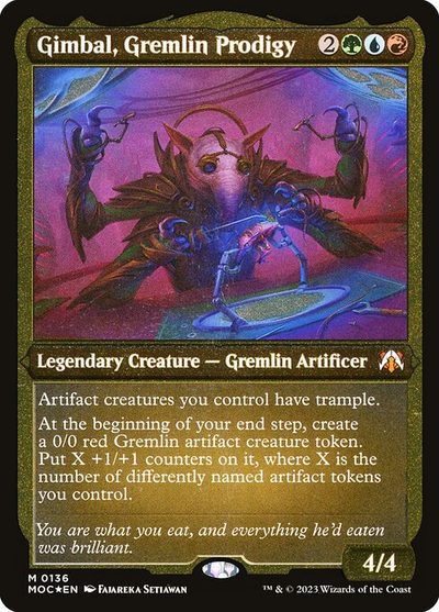Gimbal, Gremlin Prodigy - March of the Machine Commander