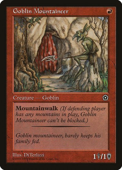 Goblin Mountaineer - Portal Second Age