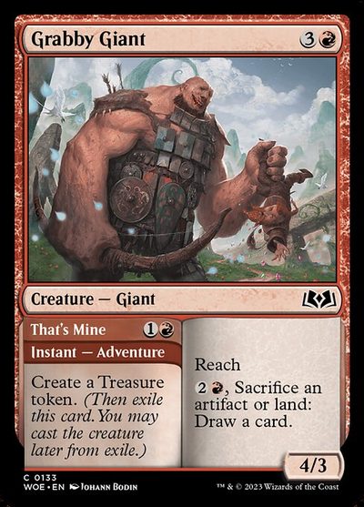 Grabby Giant // That's Mine - Wilds of Eldraine