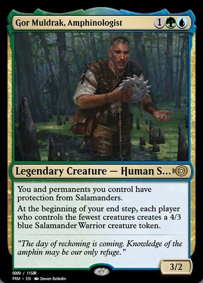 Gor Muldrak, Amphinologist - Magic Online Promos