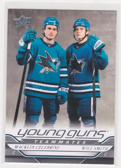 2024-25 Upper Deck Macklin Celebrini / Will Smith Rookie Young Guns